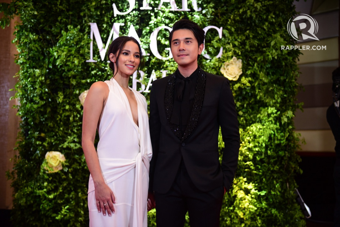 COUPLE. Jodie Tarasek and Paulo Avelino make their first public appearance as a couple at the Star Magic Ball 2017. File photo by Alecs Ongcal/Rappler 
