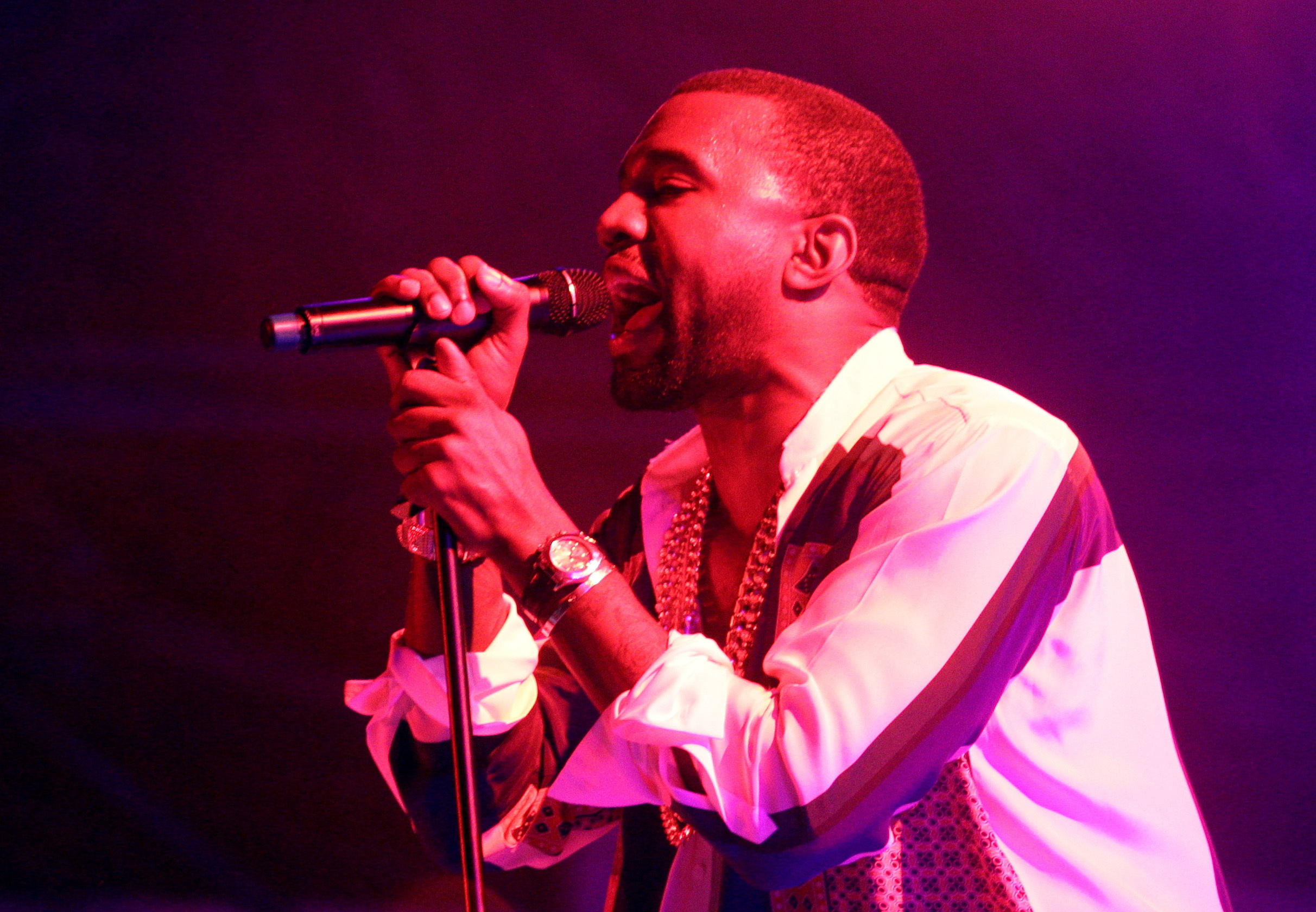 KANYE WEST. Seen performing in this 2012 photo in Australia. Fans in the Philippines will soon get to see him perform live. Photo by Bradley Kanaris/EPA/Australia and New Zealand Out 