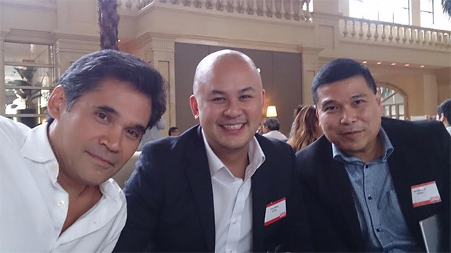 PIONEERING. (From left) Technopreneurs Manny Ayala, Paul Rivera, Nix Nolledo share why the digital economy has bright prospects in the country.  