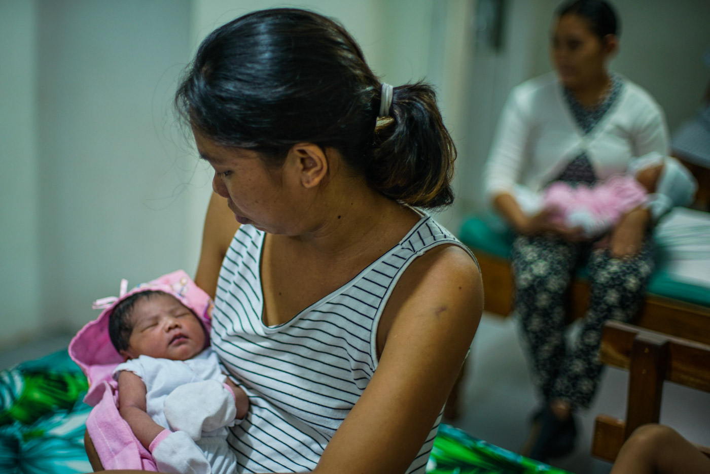 FIRST 1,000 DAYS. Pregnant mothers and newborn babies receive care at the CSV Maternity and Lying-in clinic in Caloocan City. Photo by Gerard Carreon 