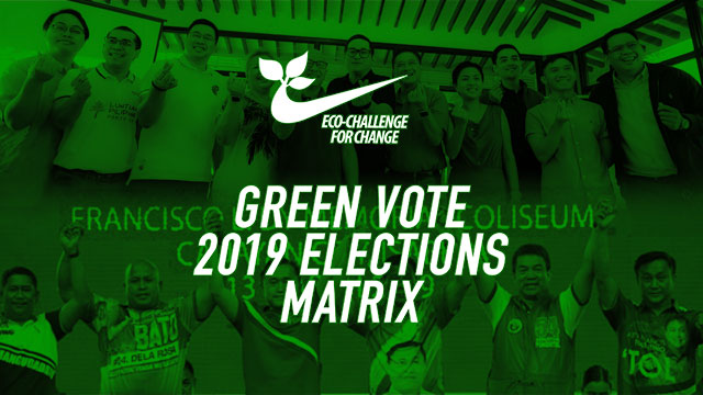 'GREEN VOTE'. The Ecological Challenge for Change Coalition (Eco-Challenge) ranks 24 candidates according to their environmental track records 