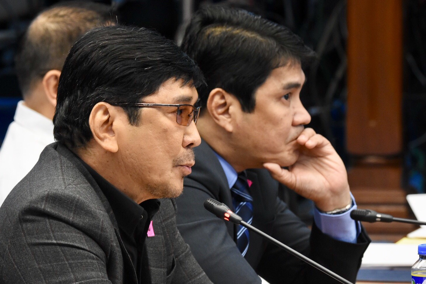 REQUEST APPROVED. The Tulfo brothers acquired security details by applying for them. Photo by Angie de Silva  