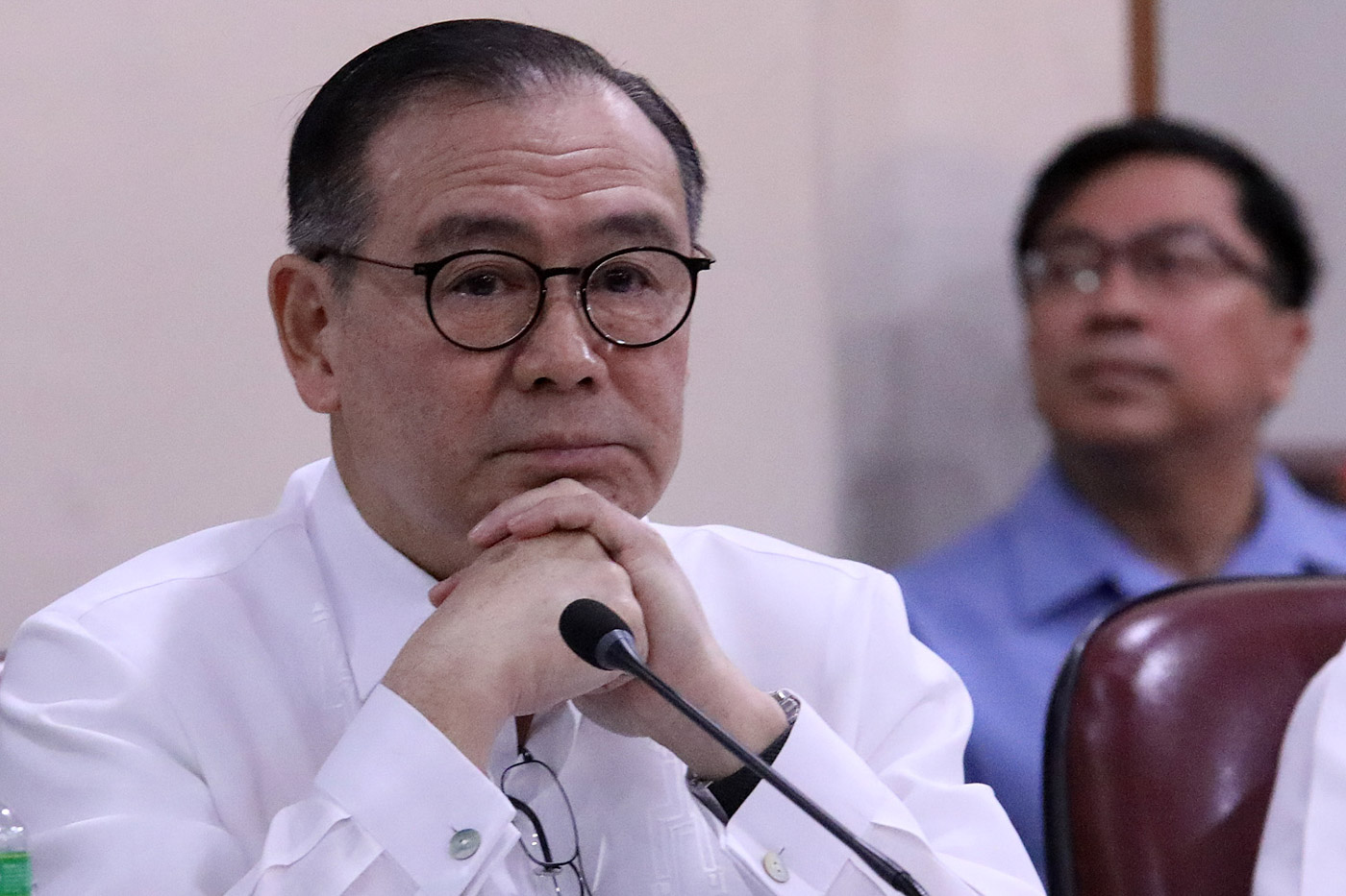 DIPLOMATIC NOTES. Foreign Secretary Teodoro 'Teddyboy' Locsin Jr says he has filed diplomatic notes against China over Chinese vessels near Pag-asa Island. File photo by Darren Langit/Rappler  