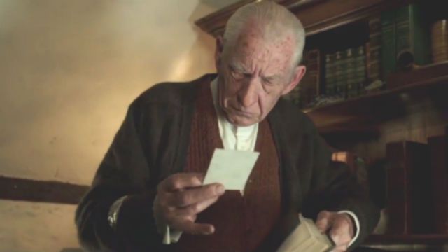 ONE MORE CASE. An elderly Sherlock. Screengrab from YouTube  