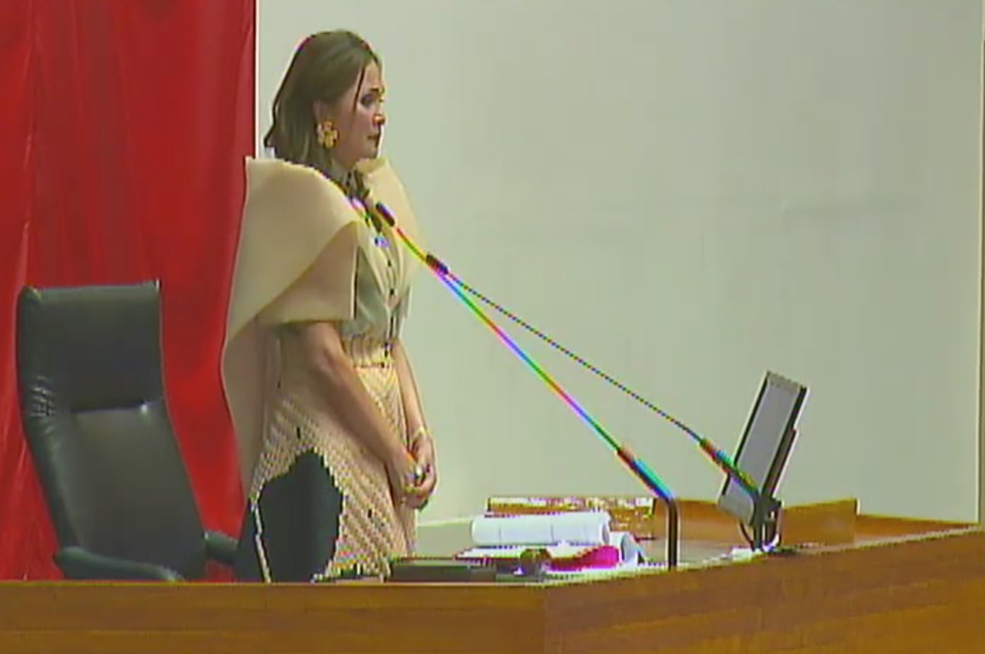 Nueva Ecija 1st District Representative Estrellita Suansing. Screenshot from House of Representatives' Youtube account 