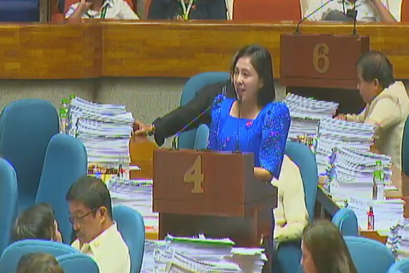 Kabataan Representative Sarah Elago. Screenshot from House of Representatives' Youtube account 