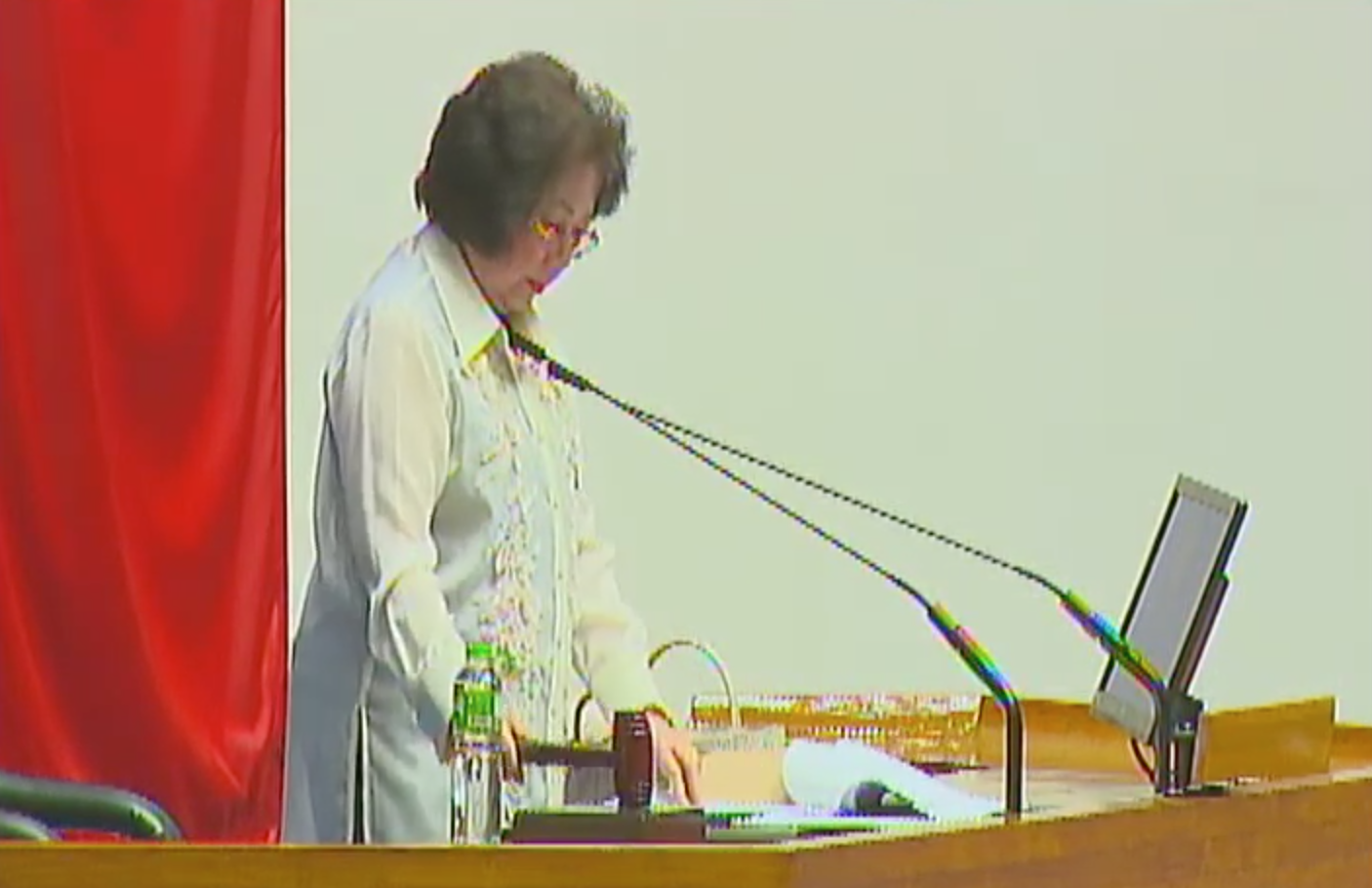 Deputy Speaker Evelina Escudero. Screenshot from House of Representatives' Youtube account 