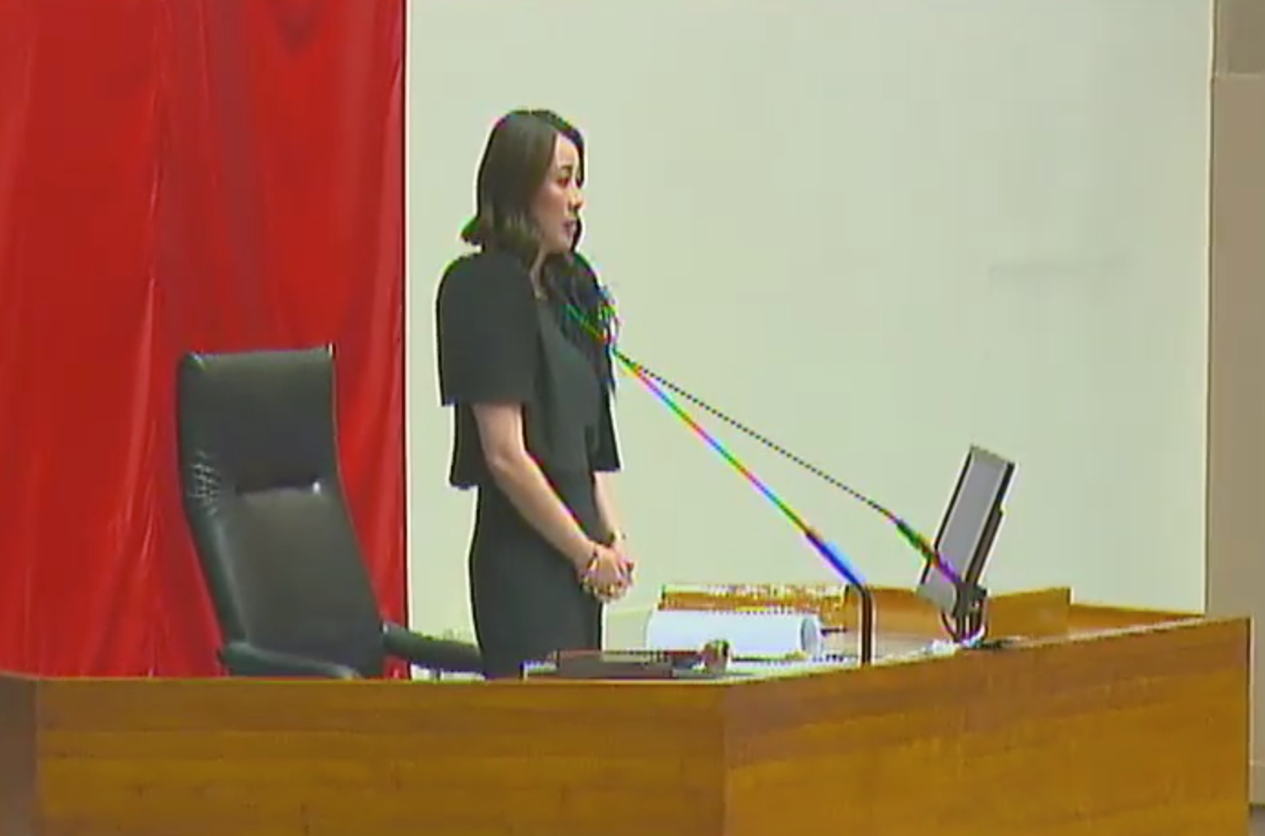 Biñan City Representative Marlyn Alonte.
Screenshot from House of Representatives' Youtube account 