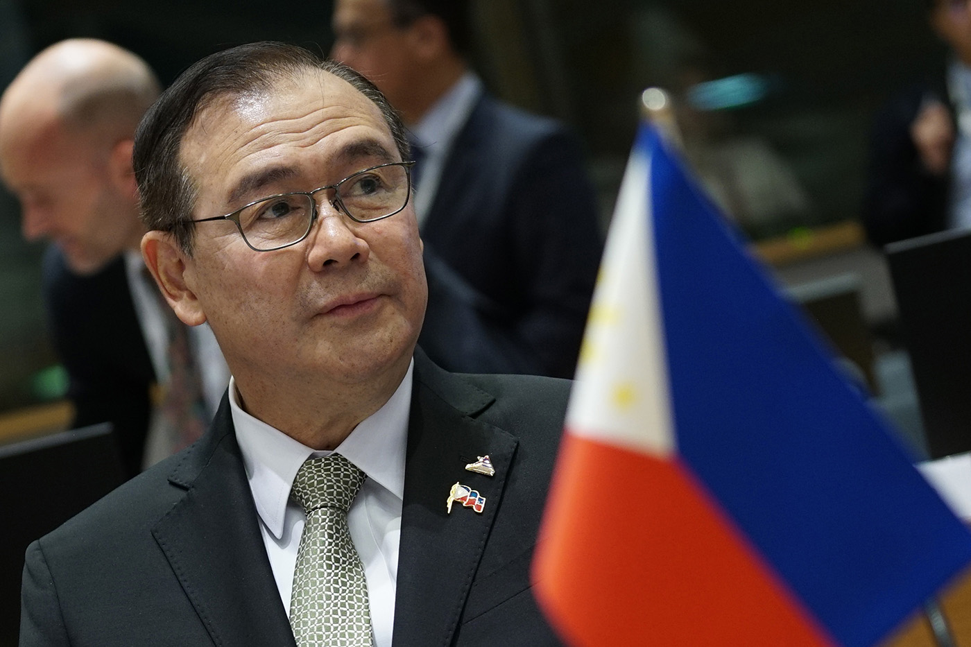 TOP DIPLOMAT. The Philippines' new foreign secretary, Teodoro 'Teddyboy' Locsin Jr, attends the 12th Asia-Europe Meeting Summit and EU-ASEAN Leaders' Meeting in Brussels, Belgium on October 18, 2018. Malacañang photo
 
