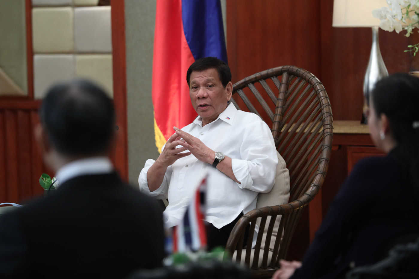 BARANGAY POLLS. President Duterte thinks barangay elections should be postponed again. Presidential photo 