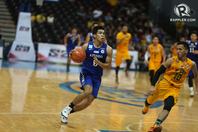 2-1. The Ateneo Blue Eagles go up 2-1 after overcoming the FEU Tamaraws. Photo by Josh Albelda/Rappler