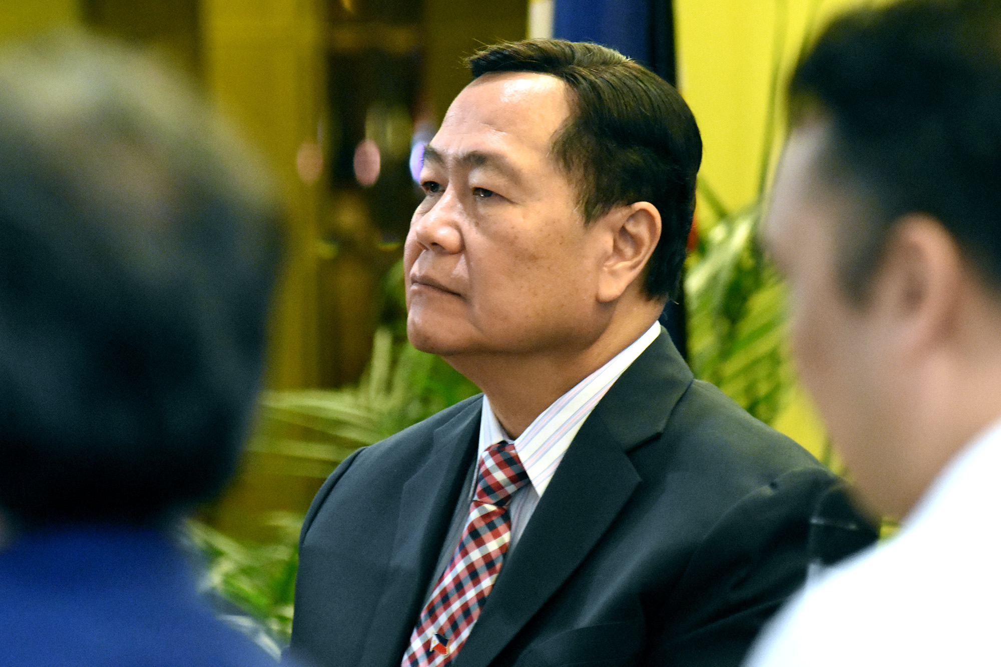 DEFENDER. Acting Chief Justice Antonio Carpio, a West Philippine Sea advocate, attends 'Kasarinlan: A Philippine Foreign Policy Forum' on July 9, 2018. Photo by Angie de Silva/Rappler 