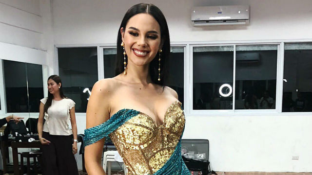 PEARLA ORIENTE. Fashion designer Mak Tumang shares another photo of Miss Universe 2018 Catriona Gray in a third gown known as 'Pearla Oriente.' All photos from Facebook/Mak Tumang 