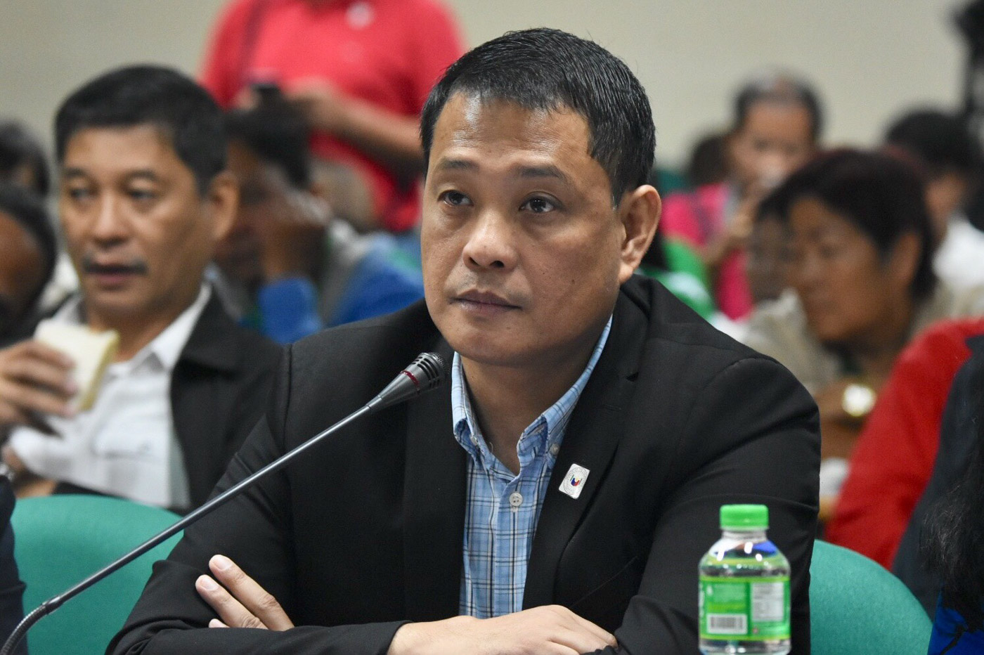 EMBATTLED AQUINO. There have been calls for NFA Administrator Jason Aquino to resign. File photo by Angie de Silva/Rappler  