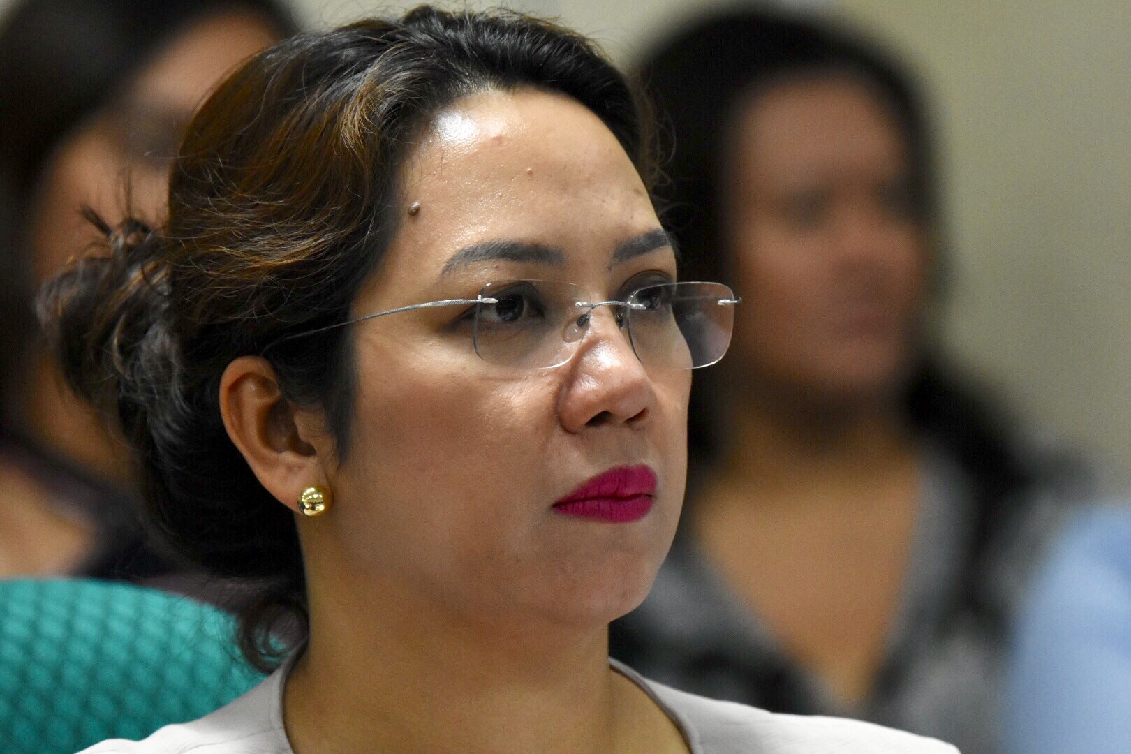 ACCOUNTABILITY. Ex-DOH secretary Janette Garin faces the Senate's probe into the controversial dengue vaccination program she launched in April 2016. Photo by Angie de Silva/Rappler 
