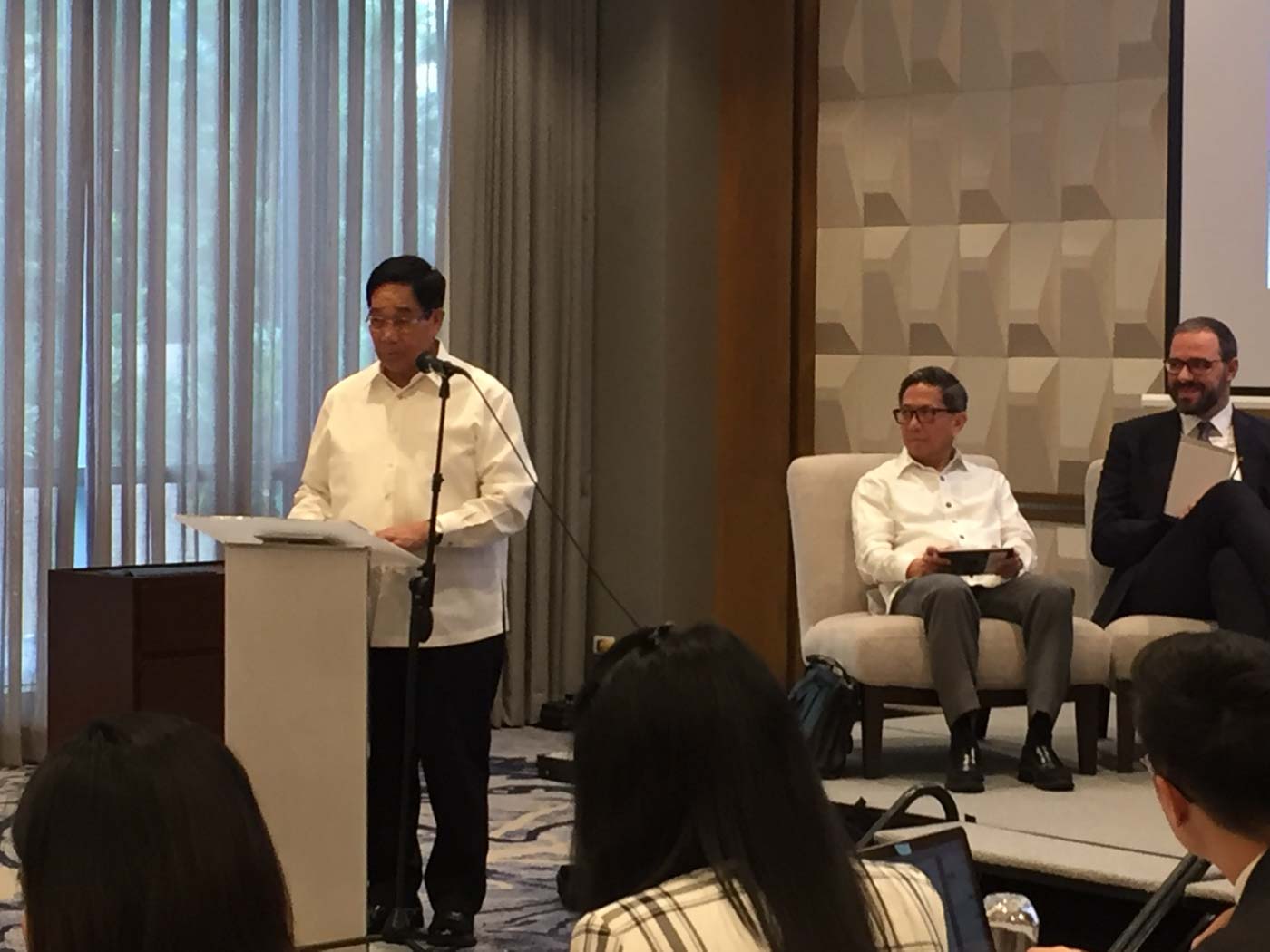 GREAT POWER COMPETITION. National Security Adviser Hermogenes Esperon Jr calls for Asean cooperation. Photo by Carmela Fonbuena/Rappler 