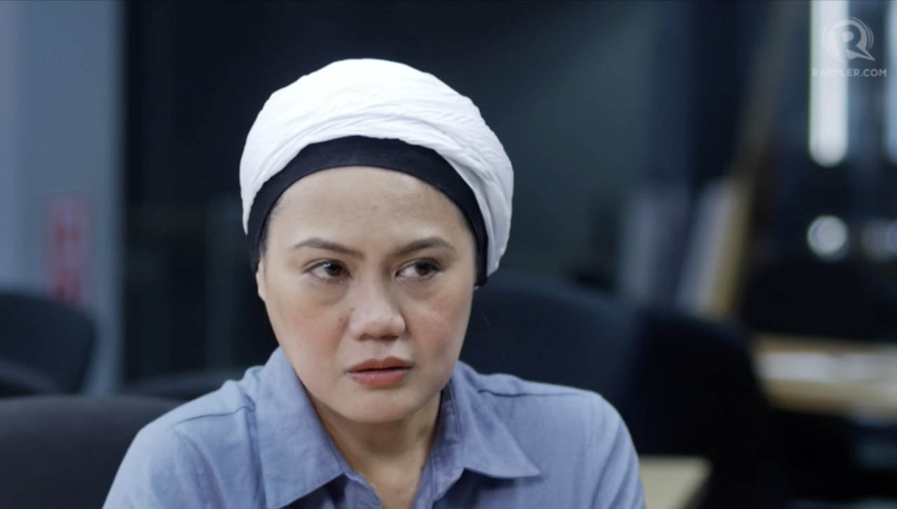 NO TO MARTIAL LAW. Marawi civic leader Samira Gutoc is against another extension of martial law in Mindanao. Screenshot by Rappler 