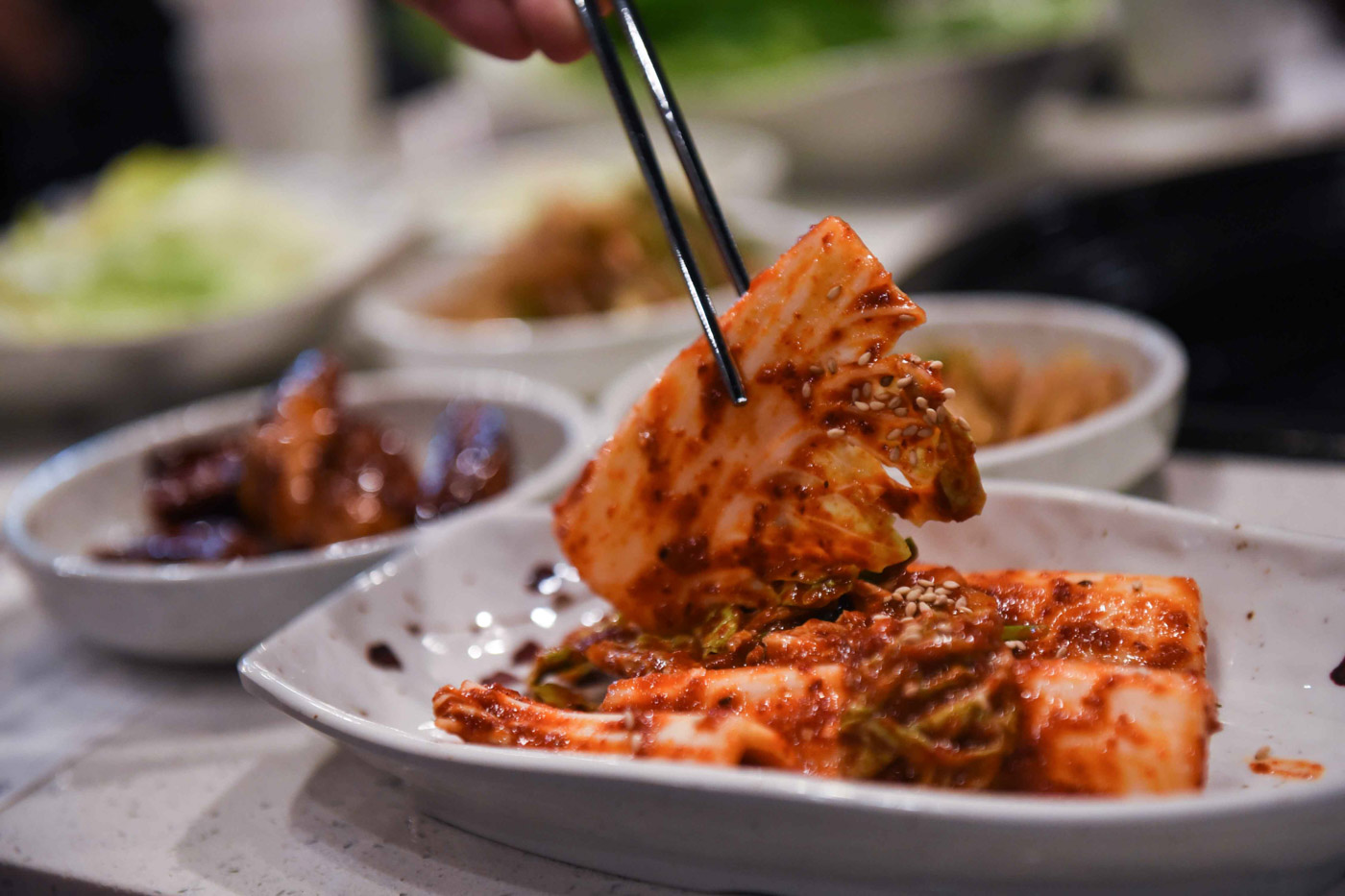 K-BBQ STAPLE. Traditional Kimchi is Fantastic Baka chef Jang Jung Yun's specialty.  