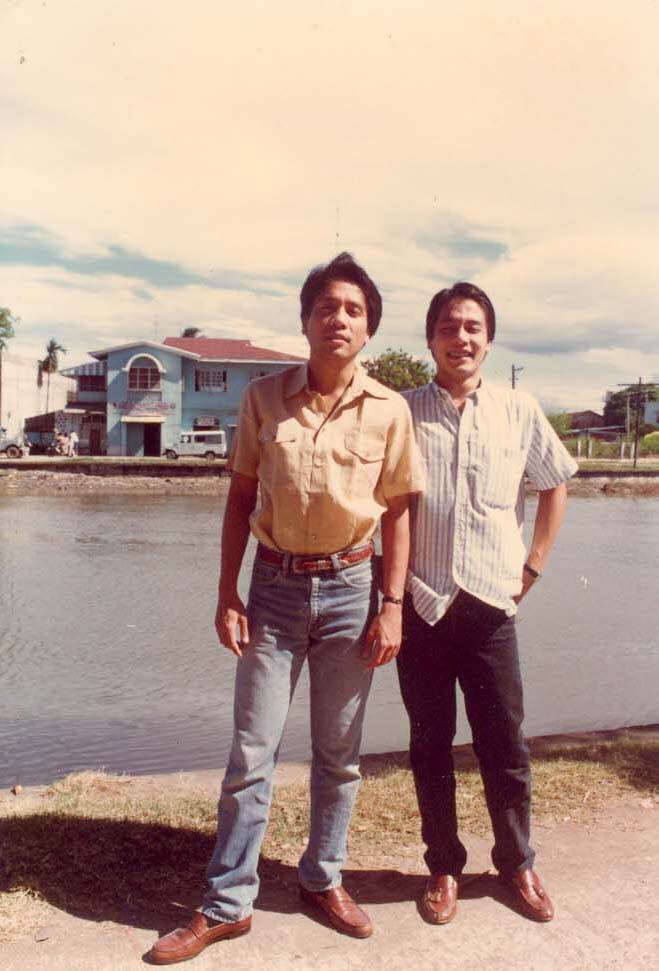 Mar and Dinggoy Roxas in their younger years. Photo from the Roxas family album    
