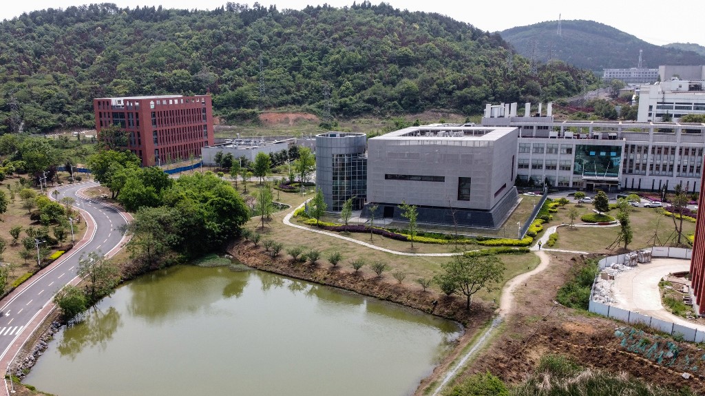 WUHAN LAB. An aerial view shows the P4 laboratory (C) at the Wuhan Institute of Virology in Wuhan in China's central Hubei province on April 17, 2020. File photo by Hector Retamal/AFP 