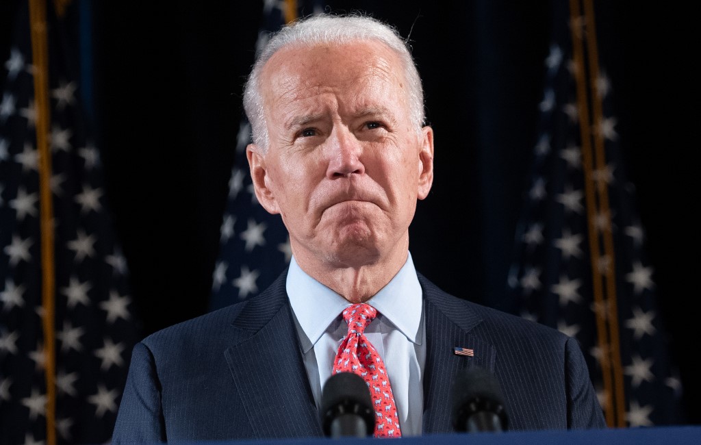 BIDEN. In this file photo taken on March 12, 2020 former US Vice President and Democratic presidential hopeful Joe Biden speaks about COVID-19 during a press event in Wilmington, Delaware. File photo by Saul Loeb/AFP 