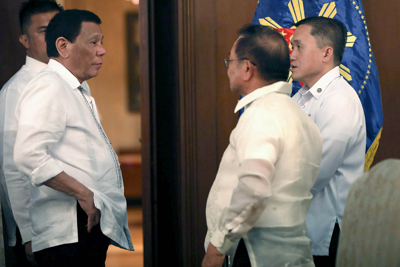 PRESIDENT'S HEALTH. President Rodrigo Duterte admits spending 'one hour' at Cardinal Santos Medical Center. Malacañang photo 