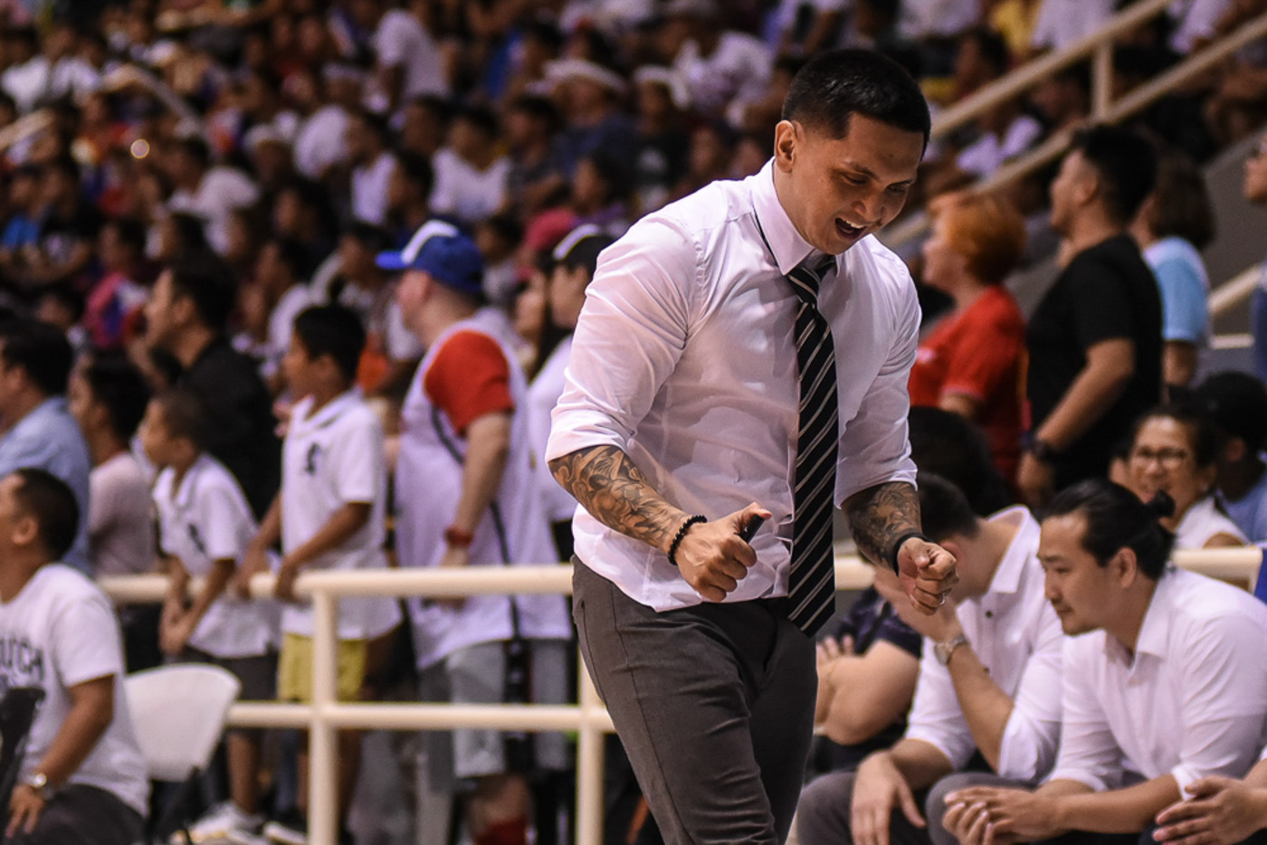MEMORABLE. Jimmy Alapag earns his first win with the Sacramento Kings in the 2019 NBA Summer League. File photo by Jerrick Reymarc/Rappler 