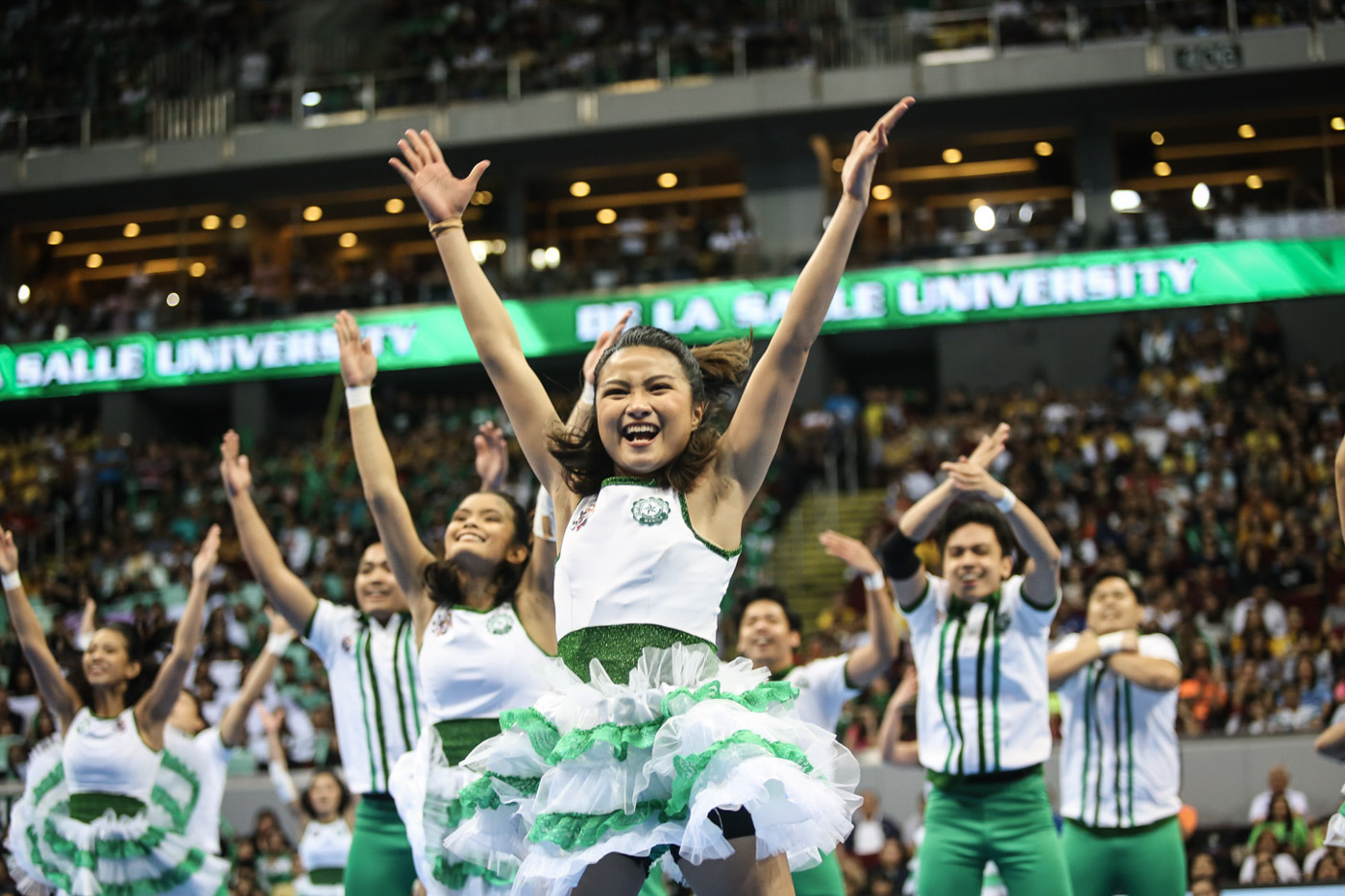 JOY. The La Salle Animo Squad chooses to bring out the energy though their dance. Photo by Josh Albelda/Rappler  