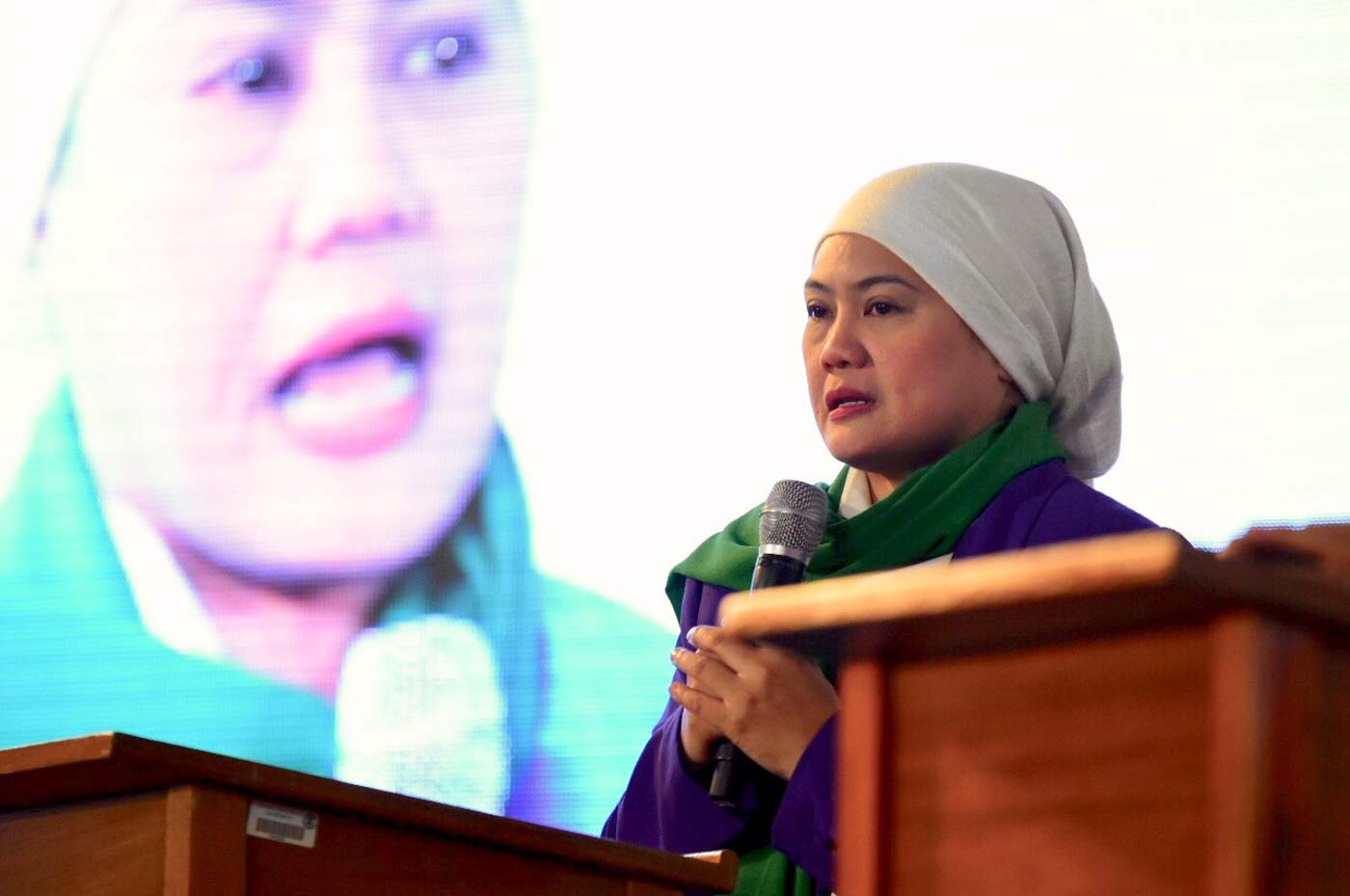 NEW CHALLENGE. Mindanaoan civic leader Samira Gutoc wants the youth to be part of the governance of the new Bangsamoro Autonomous Region in Muslim Mindanao. Photo by Leanne Jazul 