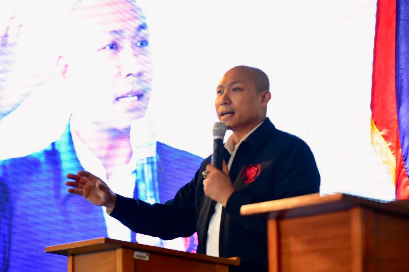 CYBER LIBEL. Otso Diretso candidate Gary Alejano said that cyber libel should be strengthened to combat fake news during Rappler's #TheLeaderIWant senatorial forum on March 4, 2019. Photo by LeAnne Jazul/Rappler  
