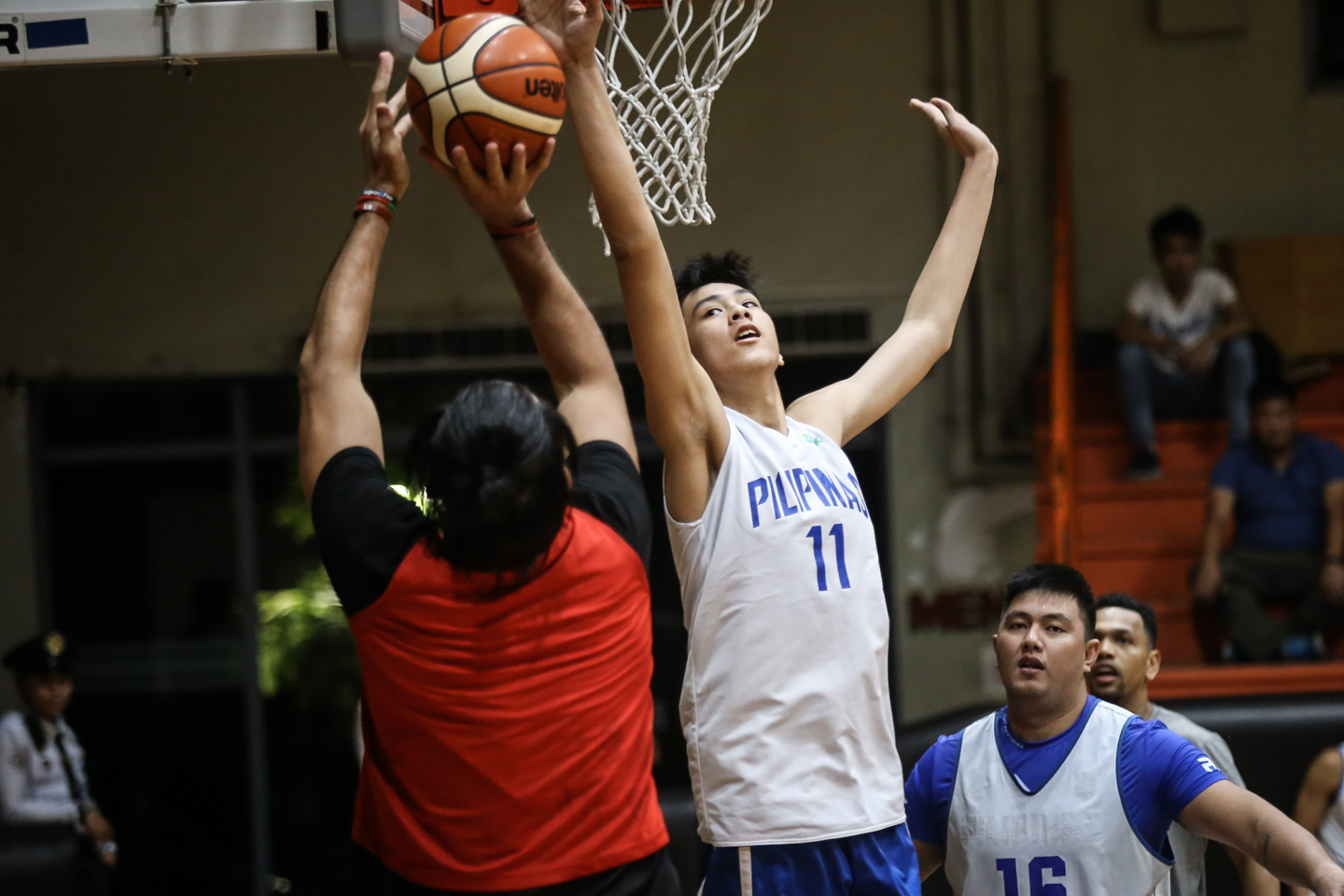 TOWERING TEEN. Although the youngest at 16 years old, Kai Sotto is the tallest in the latest Gilas Pilipinas' 20-man pool at 7-foot-1. Photo by Josh Albelda/Rappler   