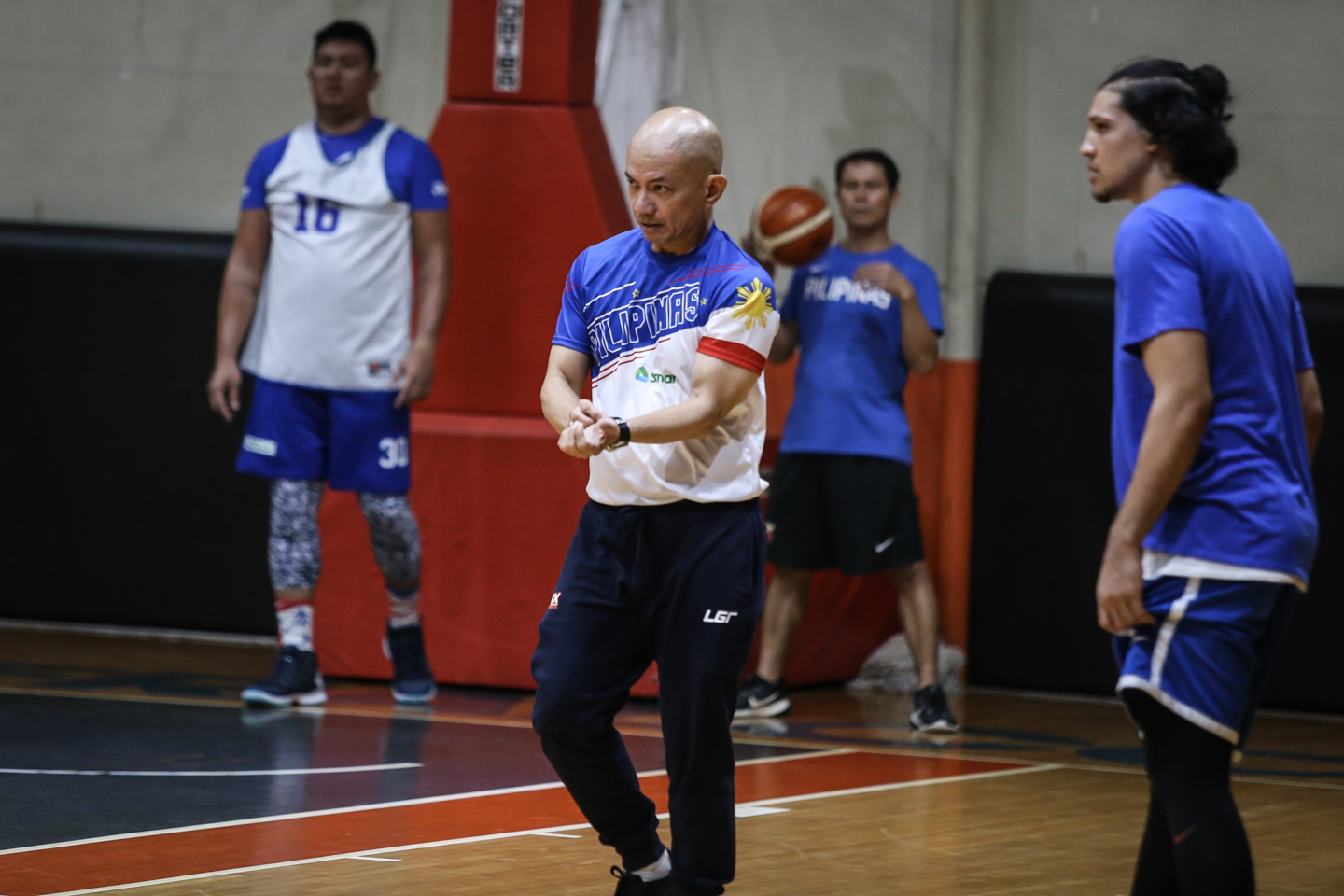 MORE TO PROVE. Yeng Guiao is quick to downplay the 'greatest' tag given to the current edition of Team Pilipinas. Photo by Josh Albelda/Rappler  