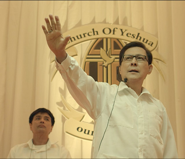 HONOR THY FATHER. Tirso Cruz III plays the minister in the Metro Manila Film Festival entry. Photo courtesy of Reality Entertainment 