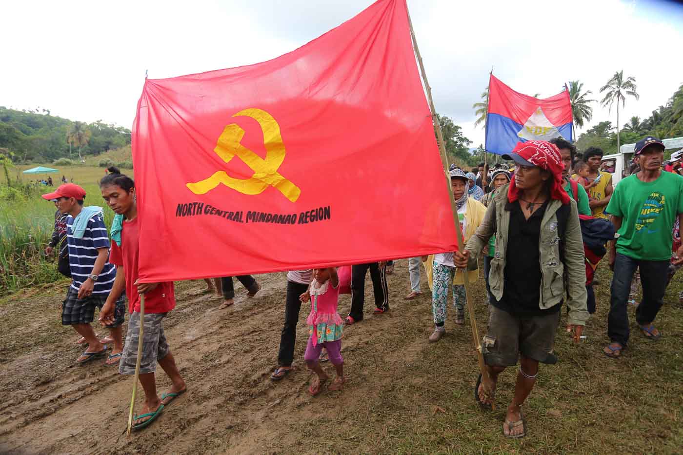 COMMUNIST INSURGENCY. File photo from the CPP's 48th anniversary celebration in December 2016. Photo by Manman Dejeto/Rappler  