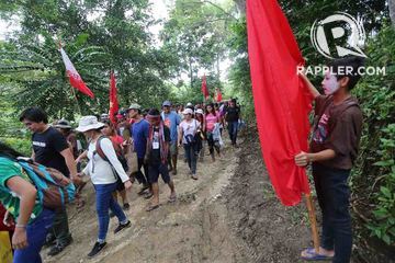 DAVAO SUPPORT. Supporters and sympathizers of the CPP in Davao. Photo by Manman Dejeto/Rappler 