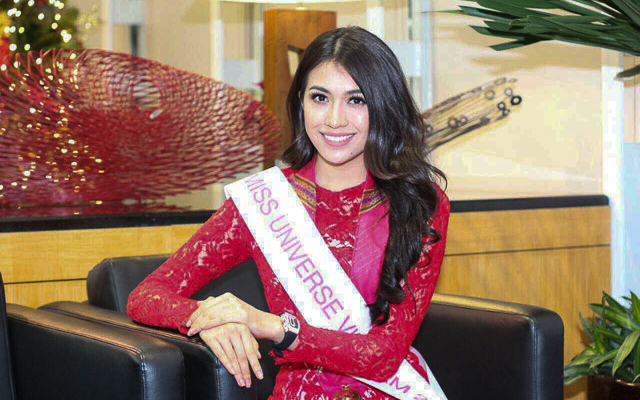 Miss Vietnam Dang Thi Le Hang. Photo courtesy of DOT 