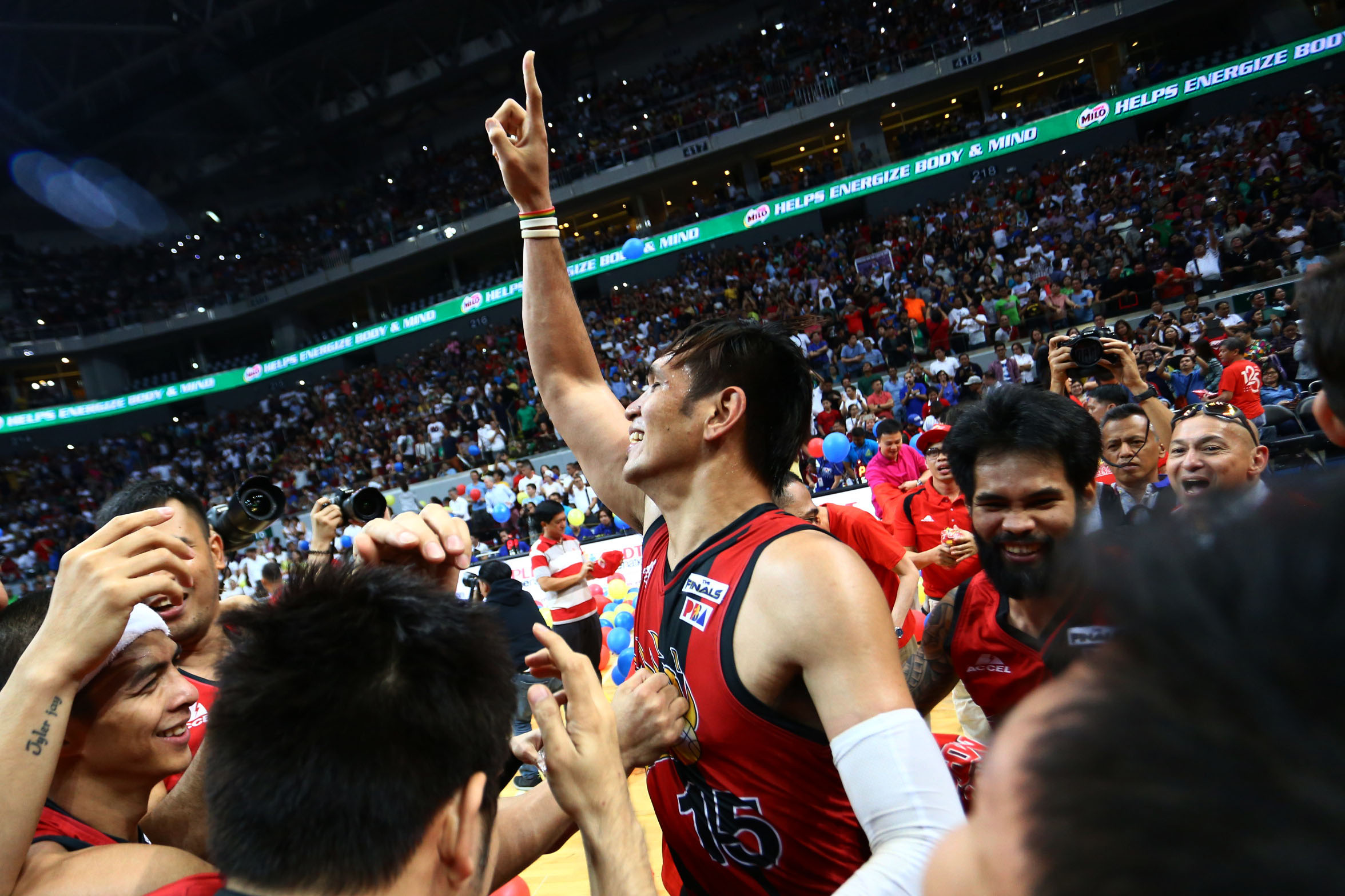 PLANNED. Fajardo's return for the Beermen's title run was God's plan, he believes. Photo by Josh Albelda/Rappler 