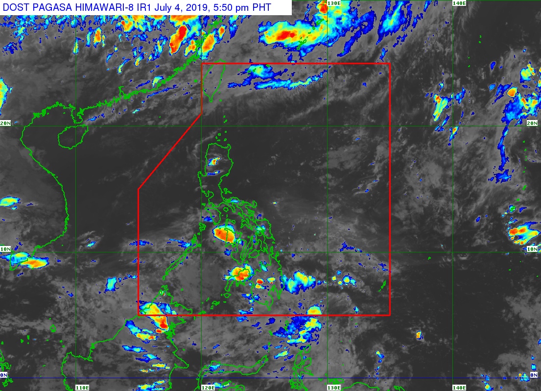 Gensan Weather Satellite Map Lpa East Of Gensan Likely To Dissipate, Weather To Improve