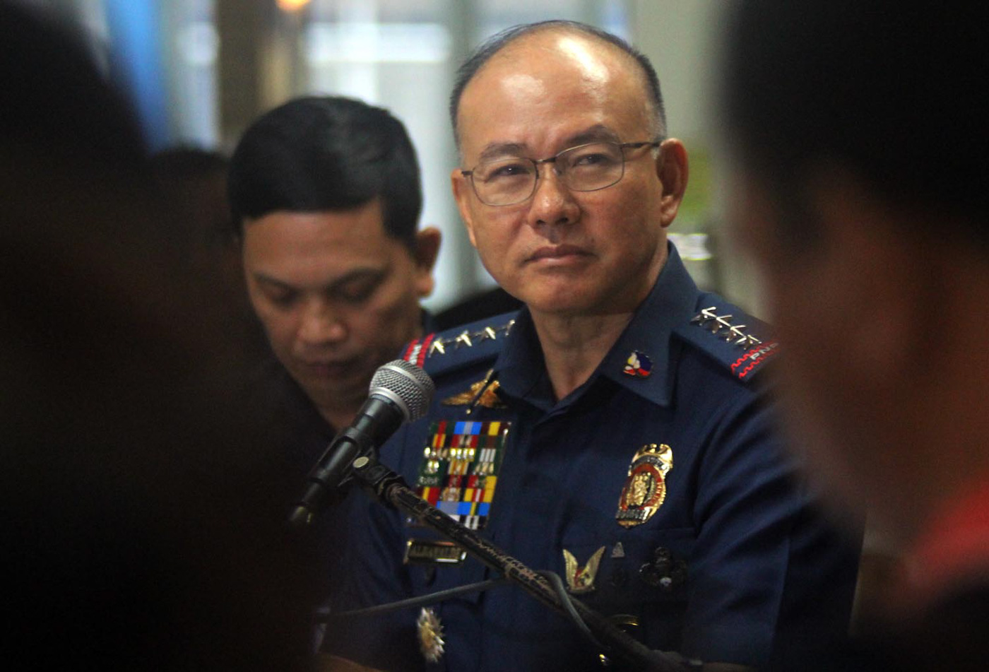 NEW ORDER. PNP chief Director General Oscar Albayalde vows to be strict in his leadership. File photo by Darren Langit/Rappler 