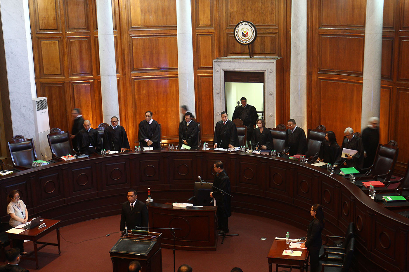 SAME-SEX MARRIAGE. Justices of the Supreme Court led by acting Chief Justice Antonio Carpio hold oral arguments on same sex marriage on June 18, 2018. File photo by Ben Nabong/Rappler  