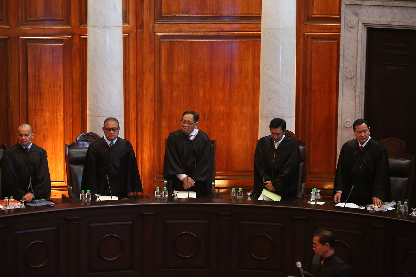 SAME-SEX MARRIAGE. Justices of the Supreme Court led by acting Chief Justice Antonio Carpio hold oral arguments on same sex marriage. Photo by Ben Nabong/Rappler 