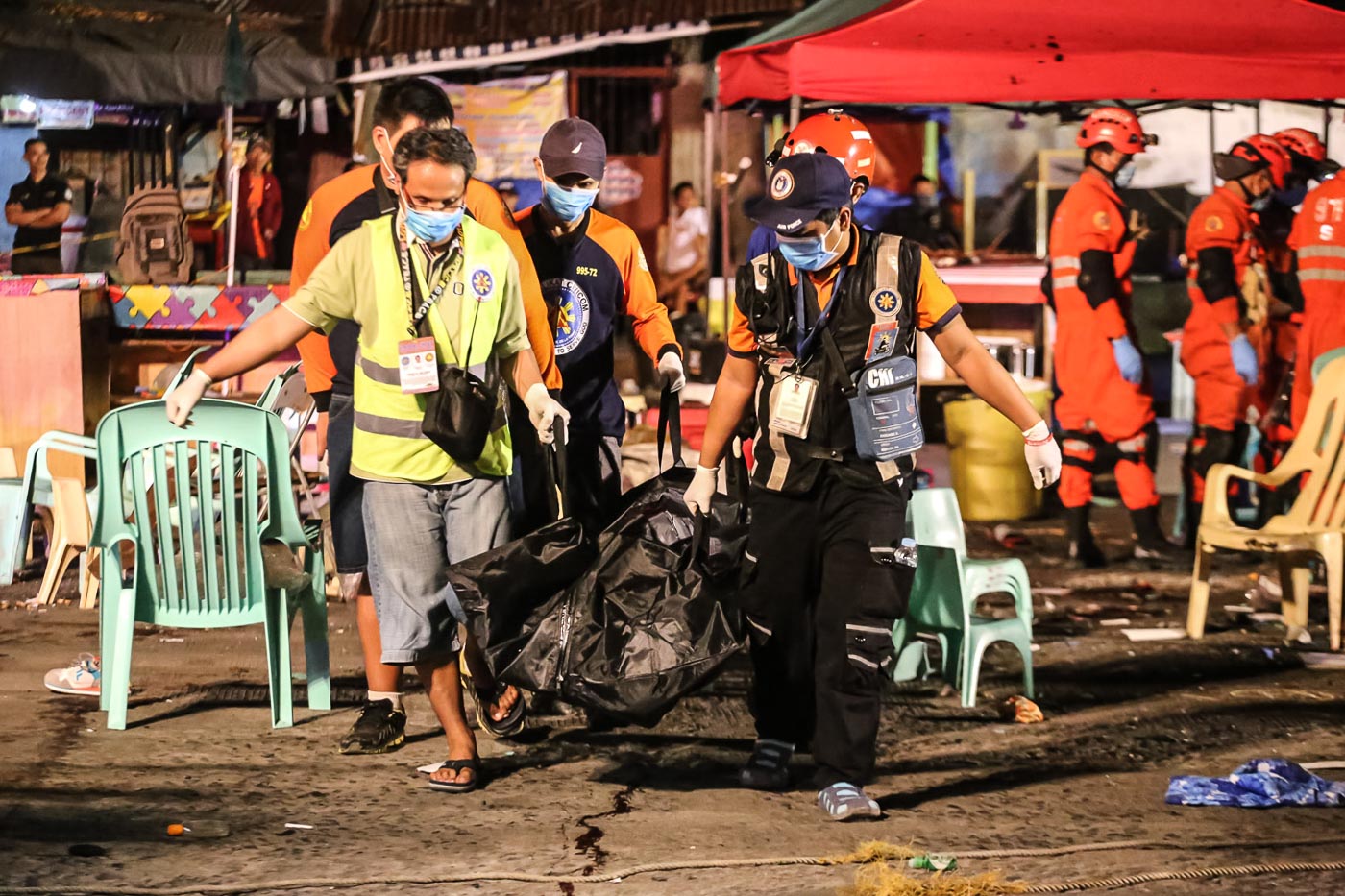 In Photos Blast In Davao City 