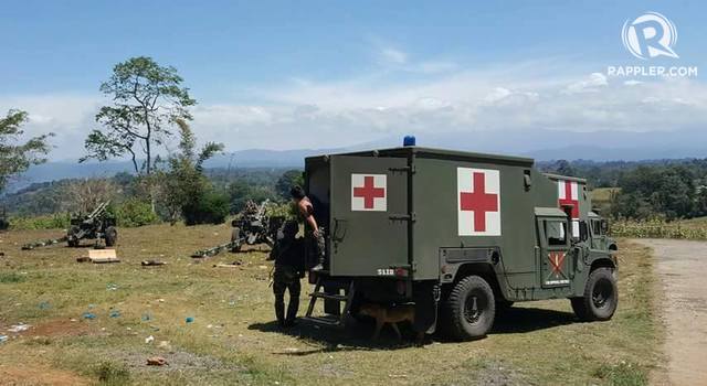 RED CROSS TO THE RESCUE. A Red Cross team in Butig town to assist evacuees. Contributed photo