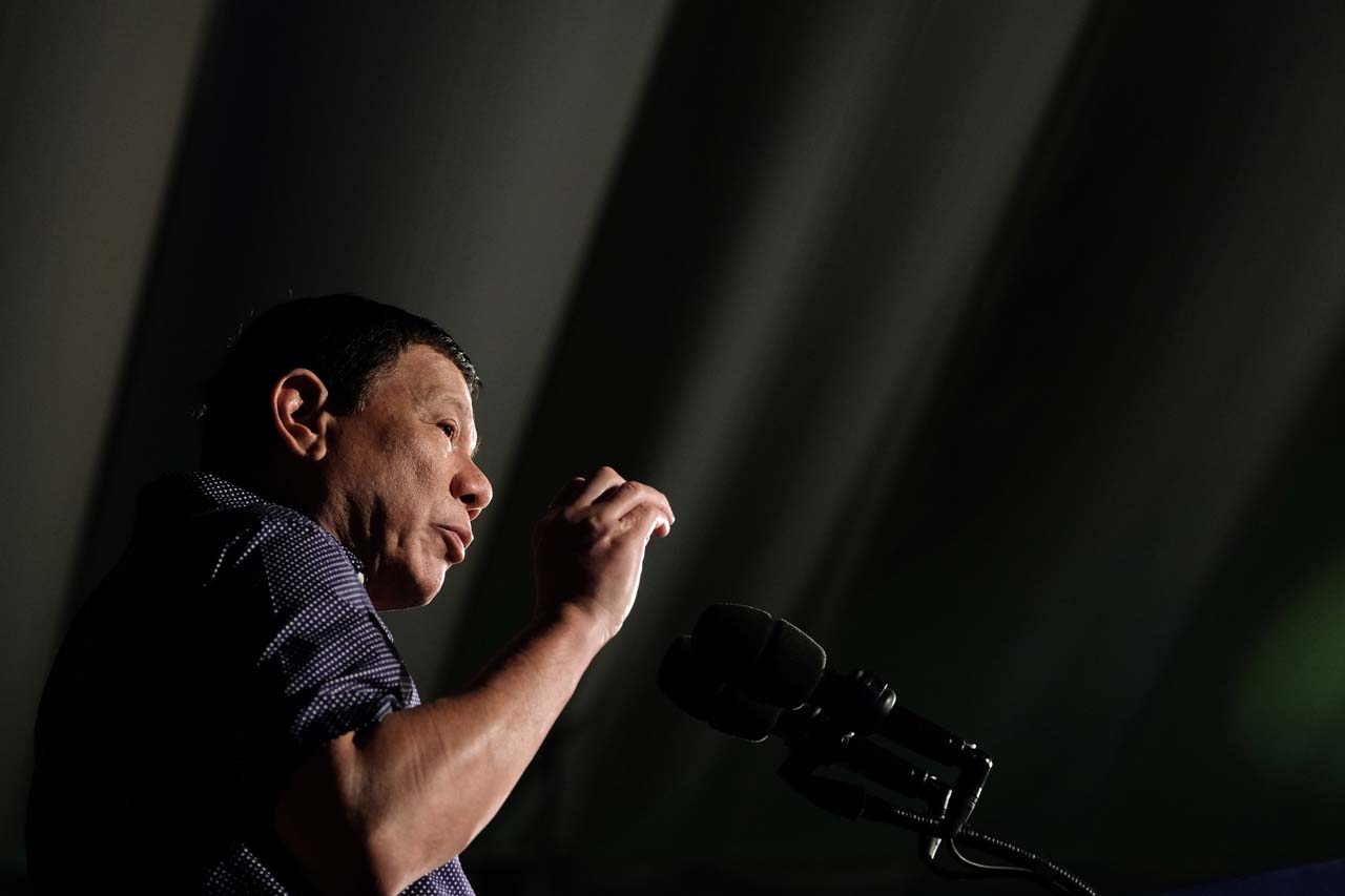 NEW YEAR AHEAD. President Rodrigo Duterte wishes the Philippines an enjoyable New Year celebration. Photo by King Rodriguez/Presidential Photo