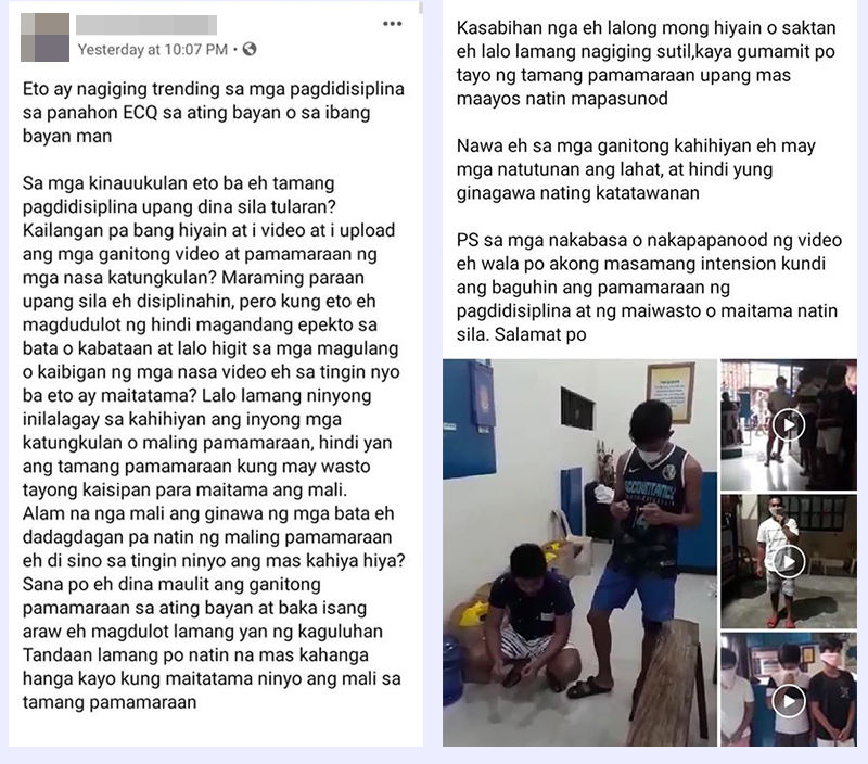 CONCERNED. Concerned citizen Gabriel* shares his sentiments on the videos on social media. Screenshot sourced by Rappler 