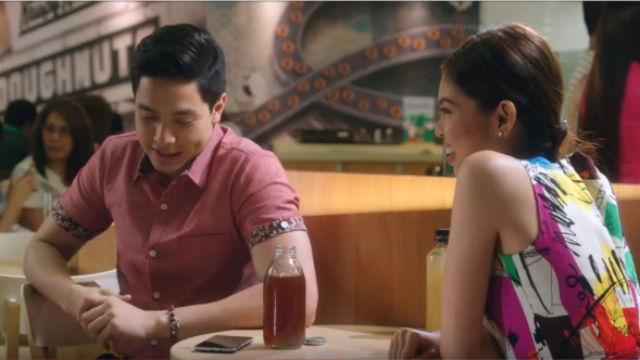 'MY BEBE LOVE.' The AlDub tandem, composed of Alden Richards and Maine Mendoza, star in their first movie together. Screengrab from YouTube/Octo Arts Films International   