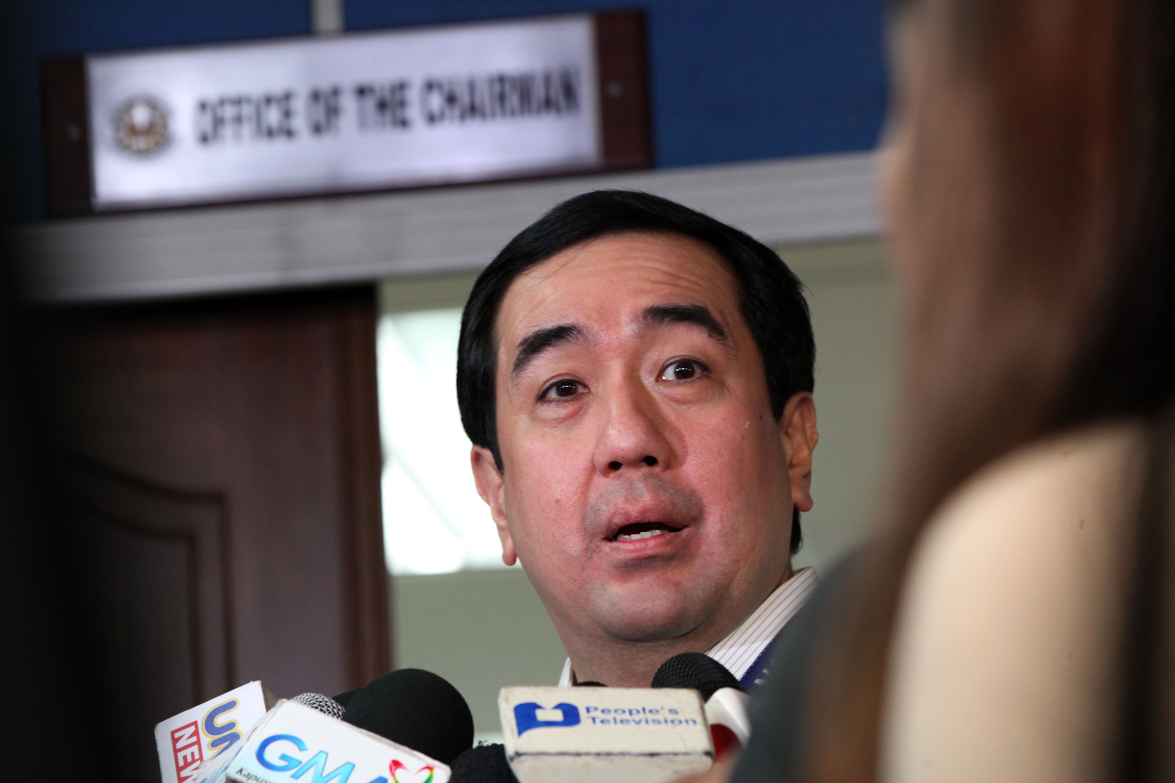 COMELEC CHAIR. Andres Bautista, chair of the Commission on Elections, faces allegations of unexplained wealth from his own wife. Photo by Ben Nabong/Rappler  