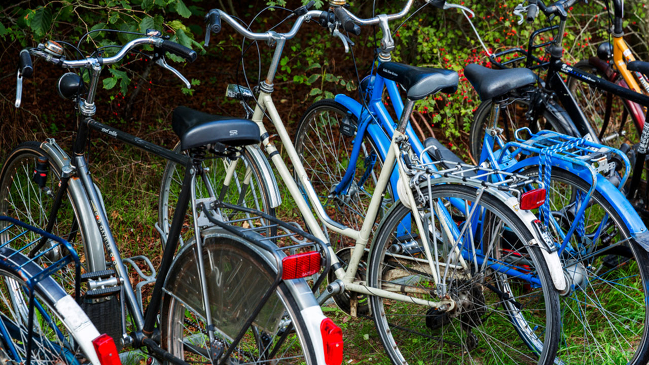 Granny bikes are a common commuter bike around the world. Shutterstock Image 
