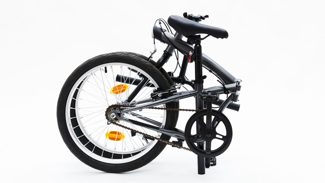 Easy storage is the main advantage of a folding bike. Shutterstock Image 