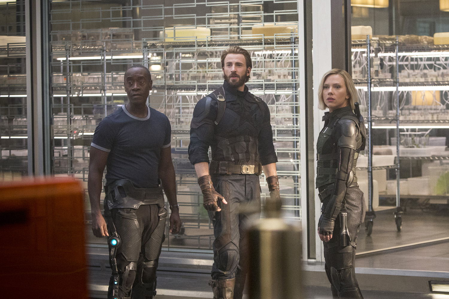 INFINITY WAR. The movie earns the biggest box office gross in the Philippines. From left to right: War Machine/James Rhodes (Don Cheadle), Captain America/Steve Rogers (Chris Evans) and Black Widow (Scarlett Johansson). Photo by Chuck Zlotnick/Marvel Studios 2018  